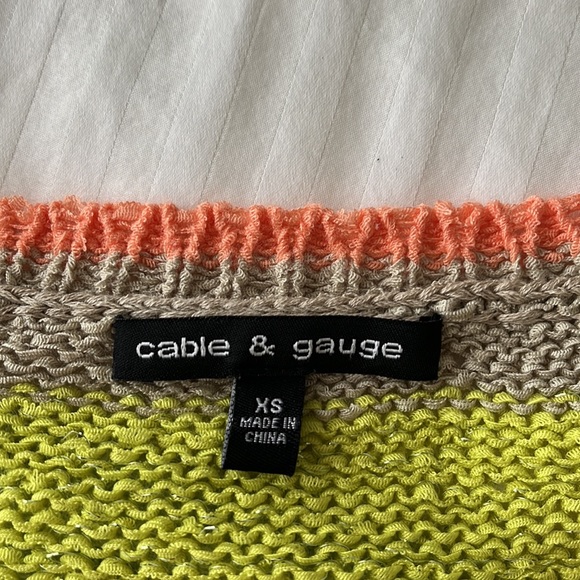 Cable and Gauge sweater - Picture 2 of 3